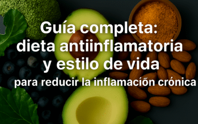 Dieta antiinflamatoria estilo de vida: cómo reducir inflamación crónica con alimentación y hábitos saludables