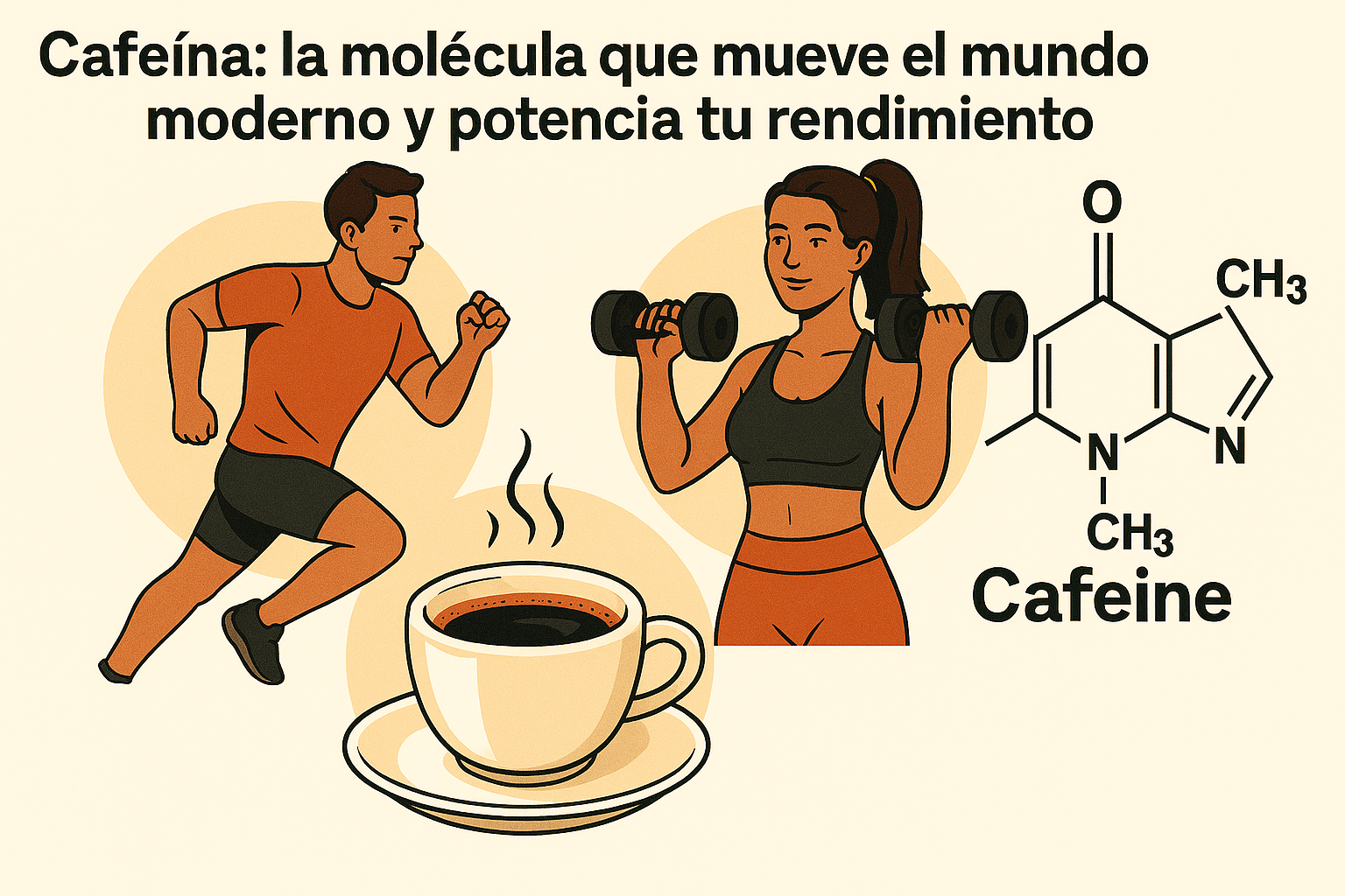 Cafeína: la molécula que mueve el mundo moderno y potencia tu rendimiento